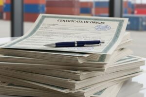 Ai cấp co giáp lưng mẫu E và điều kiện áp dụng cho hàng hóa trong khu phi thuế quan?